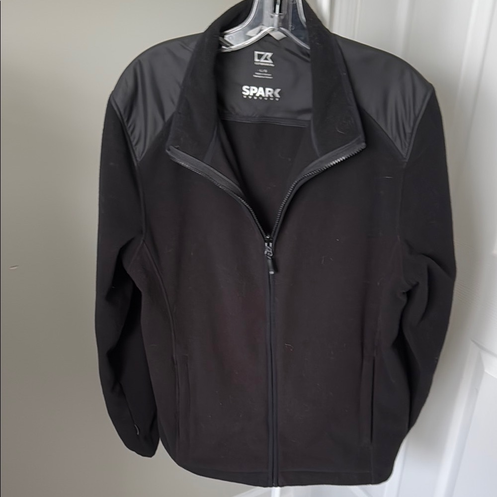 Cutter & Buck Fleece Zip Men's Black Jacket